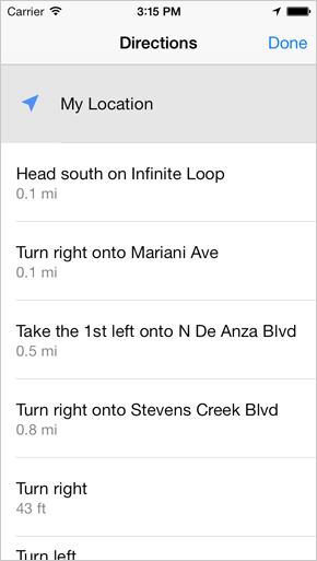 Turn-by-Turn Directions "Turn-by-Turn Directions"